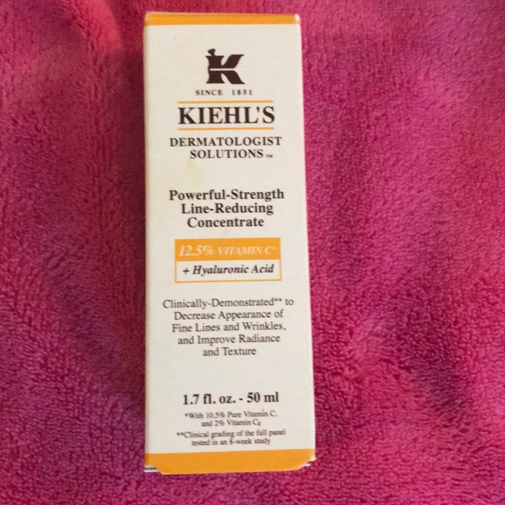 Kiehl’s 12.5% vitamin C line reducing concentrate
